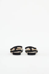 Prada Suede Logo Sandal