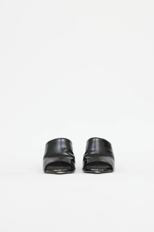 PradaLogo High Heel Sandal