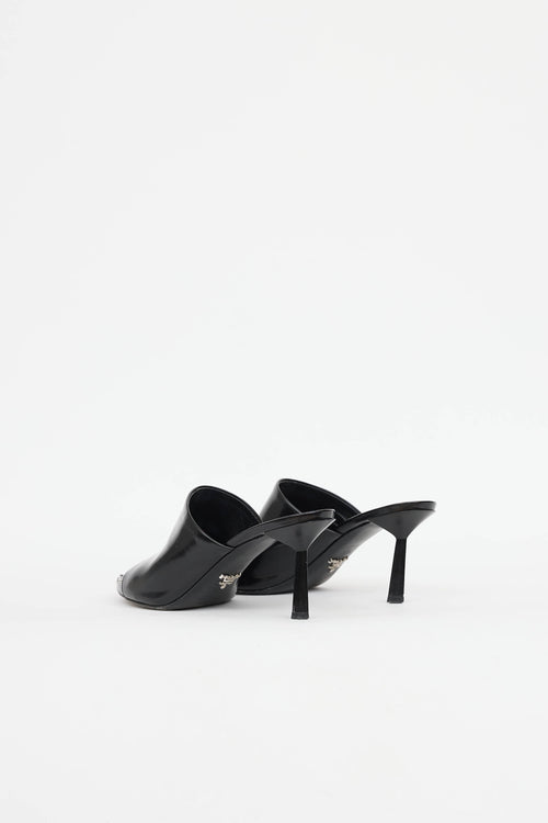 PradaLogo High Heel Sandal