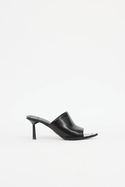 PradaLogo High Heel Sandal