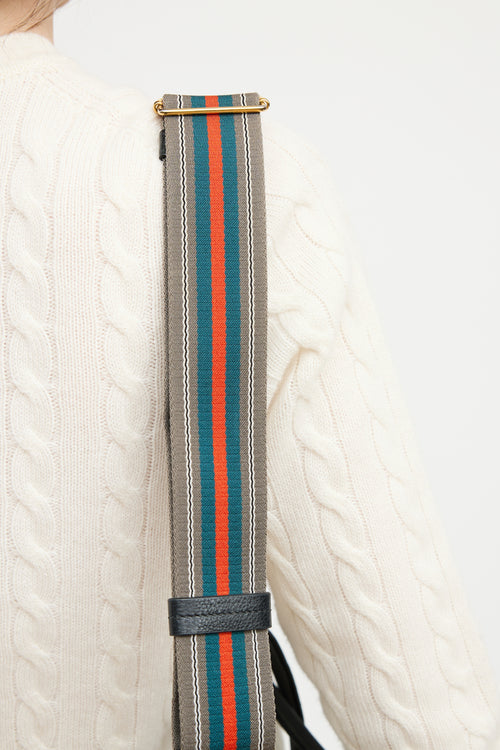 Prada Black Vitello Daino 2Way Bag