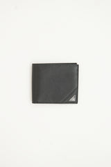 Prada Black Leather Vitello Bi-Fold Wallet