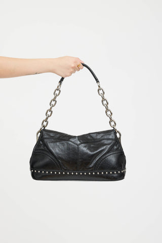 Prada Vitello Shine Studded Bag