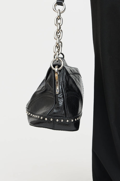 Prada Vitello Shine Studded Bag