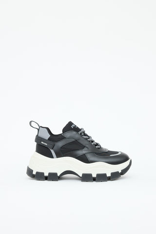 Prada Leather Pegasus Sneaker
