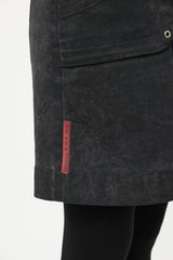 PradaPadded Belted Denim Coat