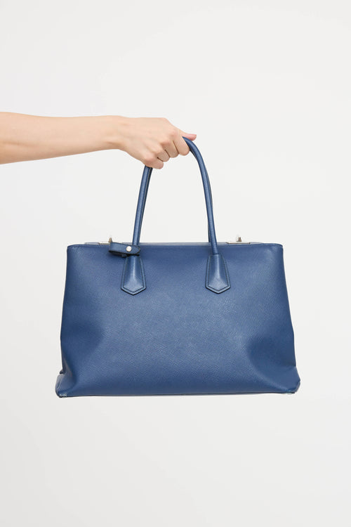 Prada Saffiano Twin Tote Bag