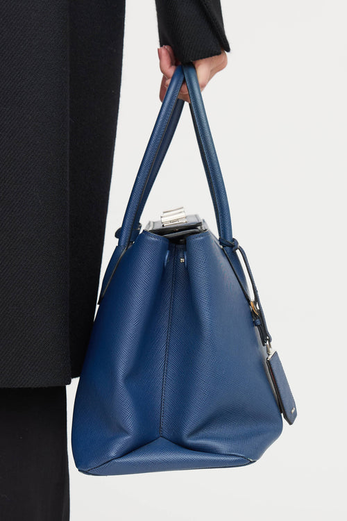 Prada Saffiano Twin Tote Bag