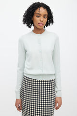 Prada // Mint Green Cashmere Knit Cardigan – VSP Consignment