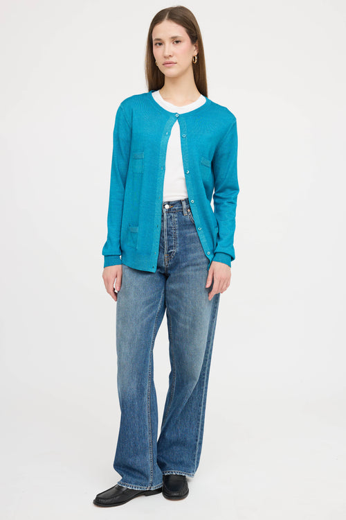 Prada Pocket Button Up Cardigan