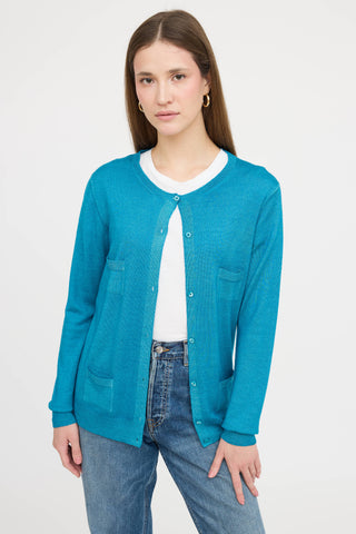 Prada Pocket Button Up Cardigan