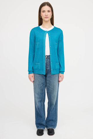 Prada Pocket Button Up Cardigan