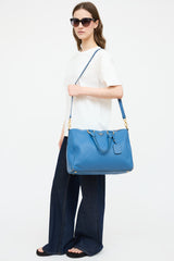 Prada Vitello Daino Tote Bag