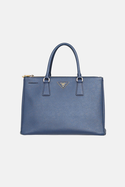 Prada Saffiano Galleria Double Zip Bag