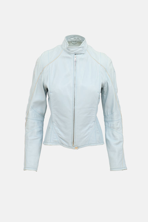 Prada Leather Biker Jacket