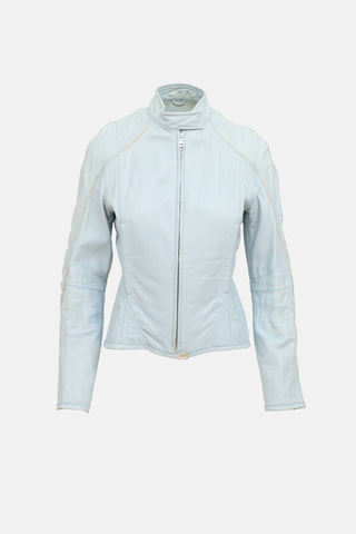 Prada Leather Biker Jacket