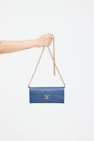 Prada Saffiano Wallet On Chain
