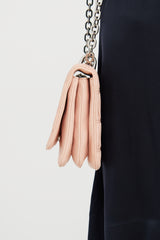 Prada Pink Nappa Gaufre Leather Chain Bag