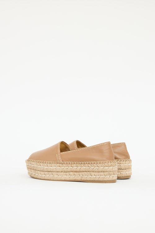 Prada Platform Espadrille Sandal