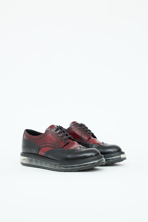 Prada Platform Brogue Oxford