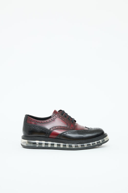 Prada Platform Brogue Oxford