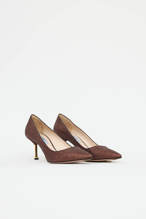 Prada Sparkle Pump