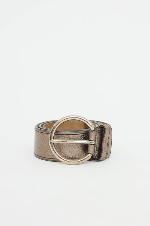 Prada Metallic Grommet Belt