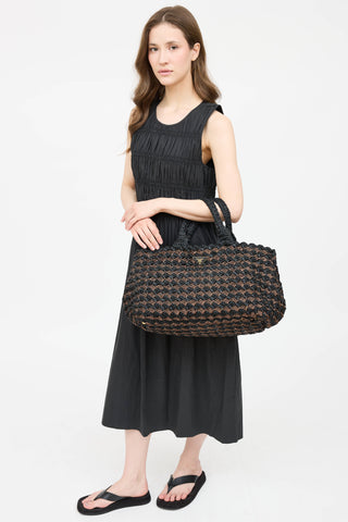 PradaRaffia Crochet Tote
