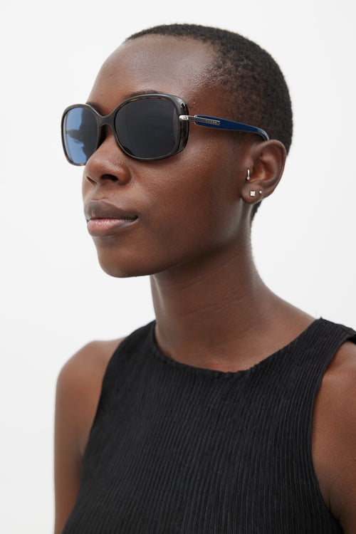 Prada Brown & Blue Conceptual 2AU-1V1 Sunglasses