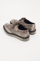 Prada Brown Leather Levitate Brogue