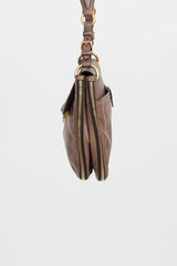 Prada Glace Zip Around Shoulder Bag