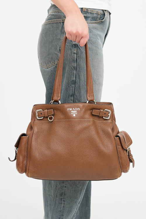 Prada Vitello Diano Shoulder Bag