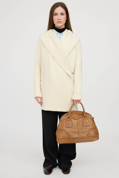 PradaCervo Bauletto Bowler Bag