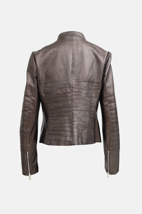 Prada Sport 2008 Leather Biker Jacket