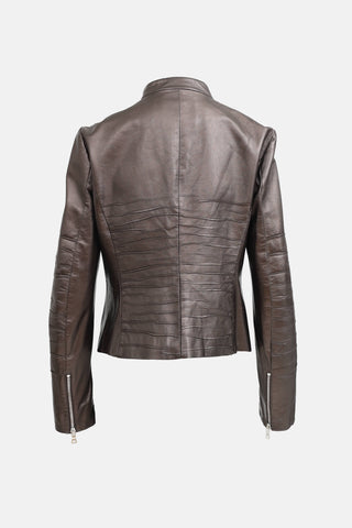 Prada Sport 2008 Leather Biker Jacket