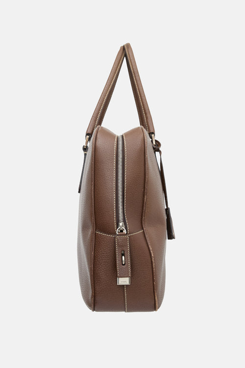 Prada Leather Briefcase Bag