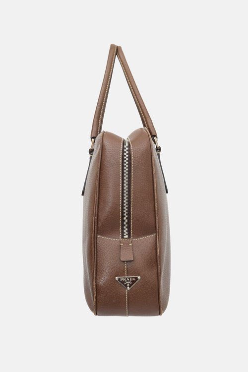 Prada Leather Briefcase Bag