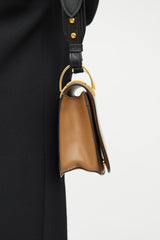 Prada Brown & Black Pionniere Saddle Bag