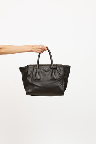 Dior // Black Woven Leather Tote Bag – VSP Consignment