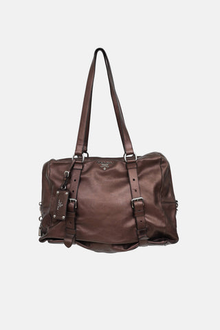 Prada Metallic Mordore Shoulder Bag