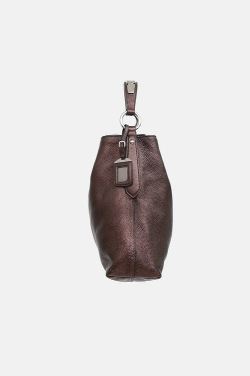 Metallic Vitello Daino Bag