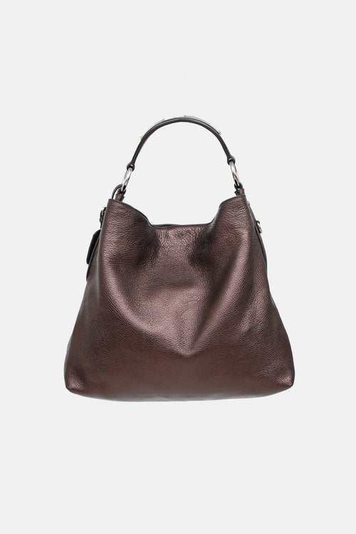 Metallic Vitello Daino Bag