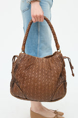 Prada Nappa Chevron Shoulder Bag