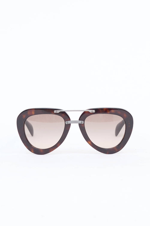 Prada SPR 28R Aviator Sunglasses