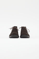Prada Brown Suede Derby Boot
