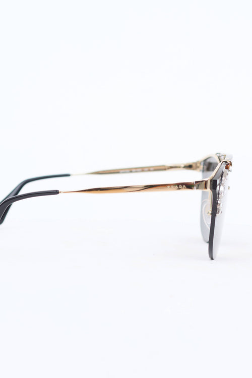 Prada SPR 53U Crystal Sunglasses