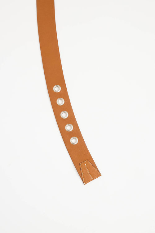 Prada Wide Grommet Belt