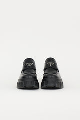 Prada Brushed Leather Monolith Loafer