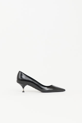 Prada 2018 Brushed Leather Pump