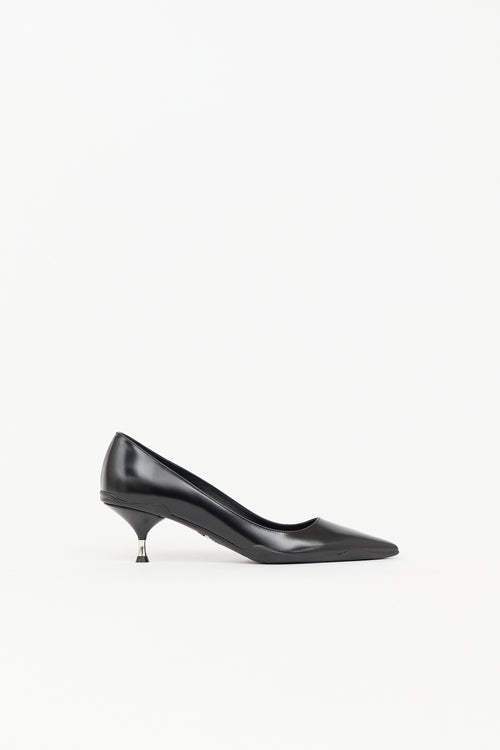 Prada 2018 Brushed Leather Pump